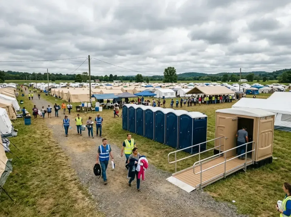 disaster-relief-camp-restrooms-010 — frequently asked questions, Dumpster & Portable Bathrooms Rental in Round Lake Beach, IL